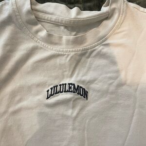 lululemon athletica White Short Sleeve Tee XS